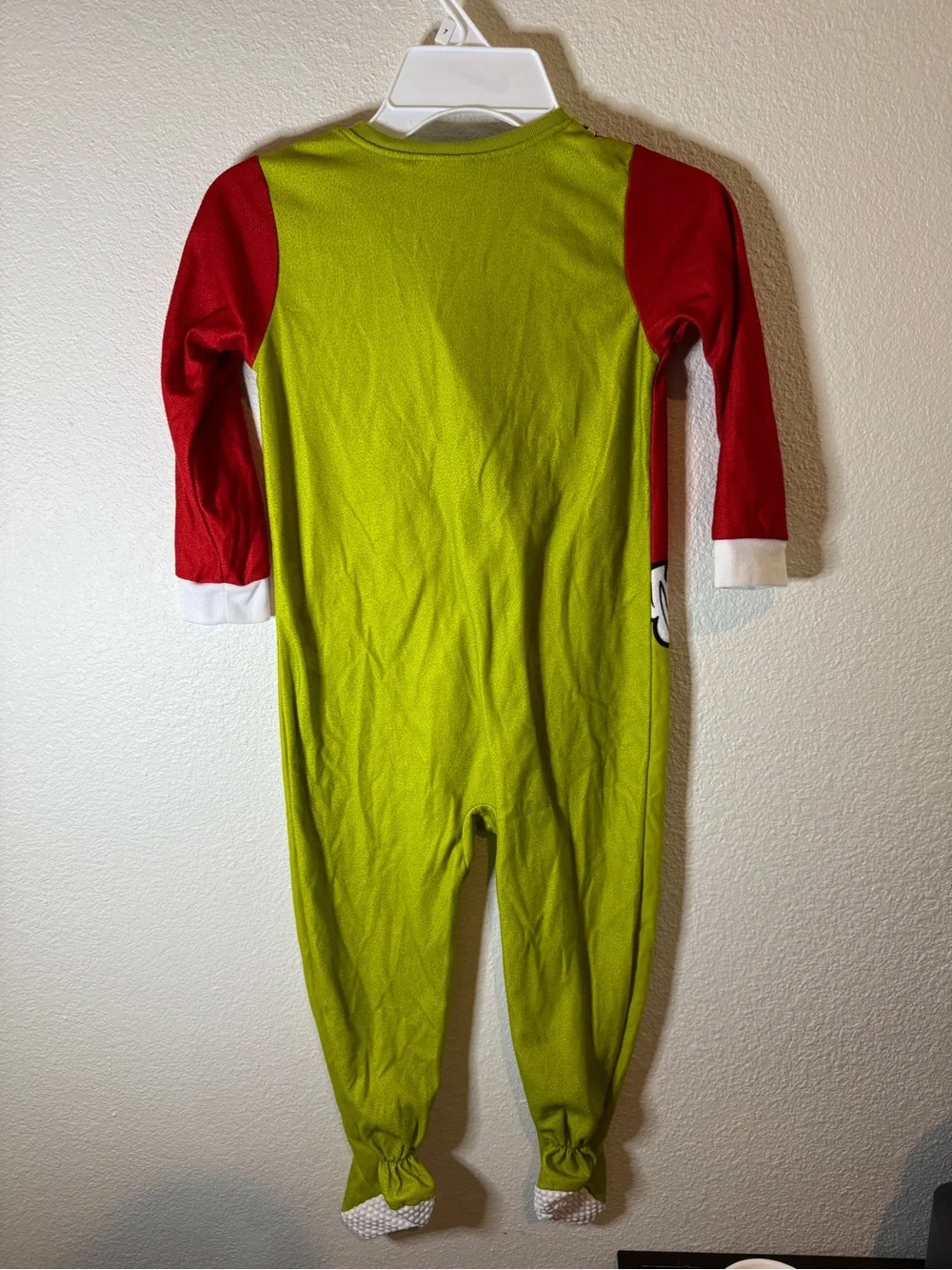 The Grinch Holiday One-Piece Pajamas - Red & Green